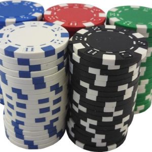 Poker chips simpel 50 stuks