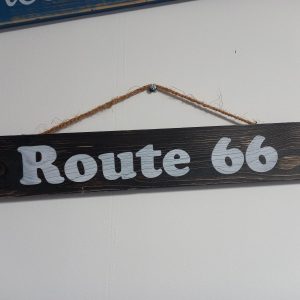Route 66 – Houten planken