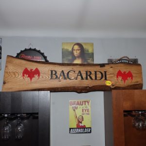 Houten Bord Bacardi nr.1