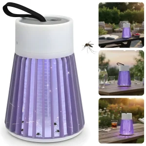 Cheqo® Muggenlamp - Insectenlamp - Vliegenlamp - Muggenvanger - Vliegenvanger - Elektrische Muggenlamp - Elektrische Insectenlamp - Uv Muggenlamp - Uv Insectenlamp - Elektrische Insectendoder - Insectenbestrijder - Oplaadbare Muggenlamp