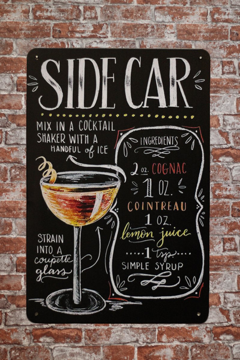 Sidecar – Metalen borden - Afbeelding 3