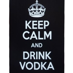 Keep Calm Vodka – Metalen borden