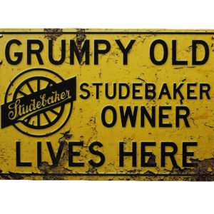 Grumpy Old baker – metalen borden