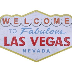 Las Vegas – metalen borden