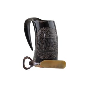 Viking Mok Set Drakkar (met Flesopener)