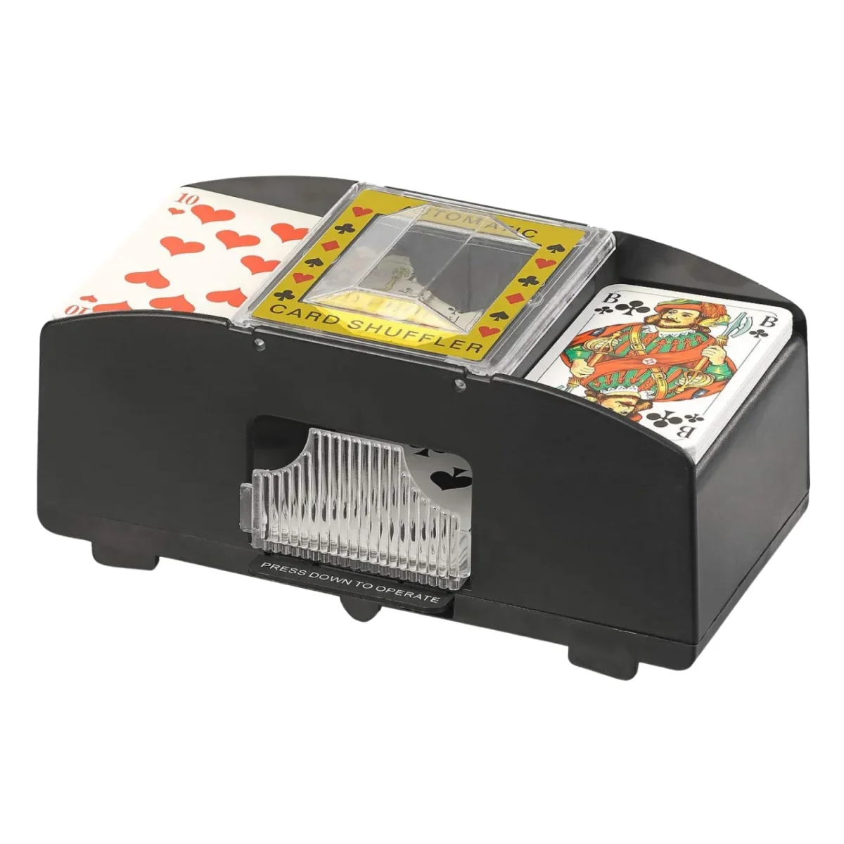 Cheqo® Automatische Kaartenschudmachine - Kaartschudmachine - Compact en Efficiënt - Voor Speelkaarten - Schudmachine - Kaartenschudder - Speelkaarten Schudder - Kaarten Schudder - Afbeelding 8