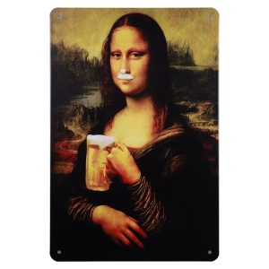 Mona Lisa – Metalen borden