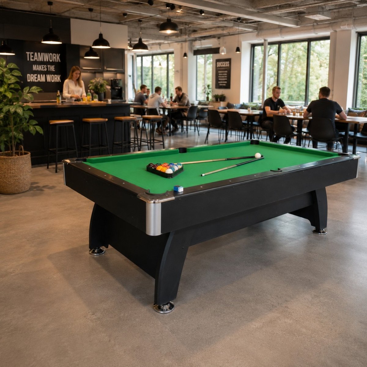 Mancave Pooltafel The Titan 8ft Groen - Afbeelding 5