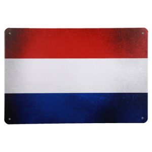 Nederlandse vlag – Metalen borden