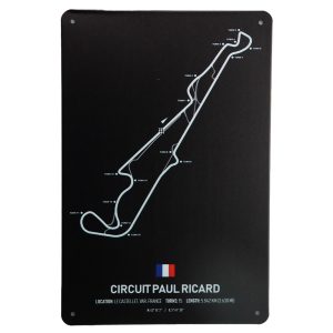 Circuit Paul Ricard- Metalen borden